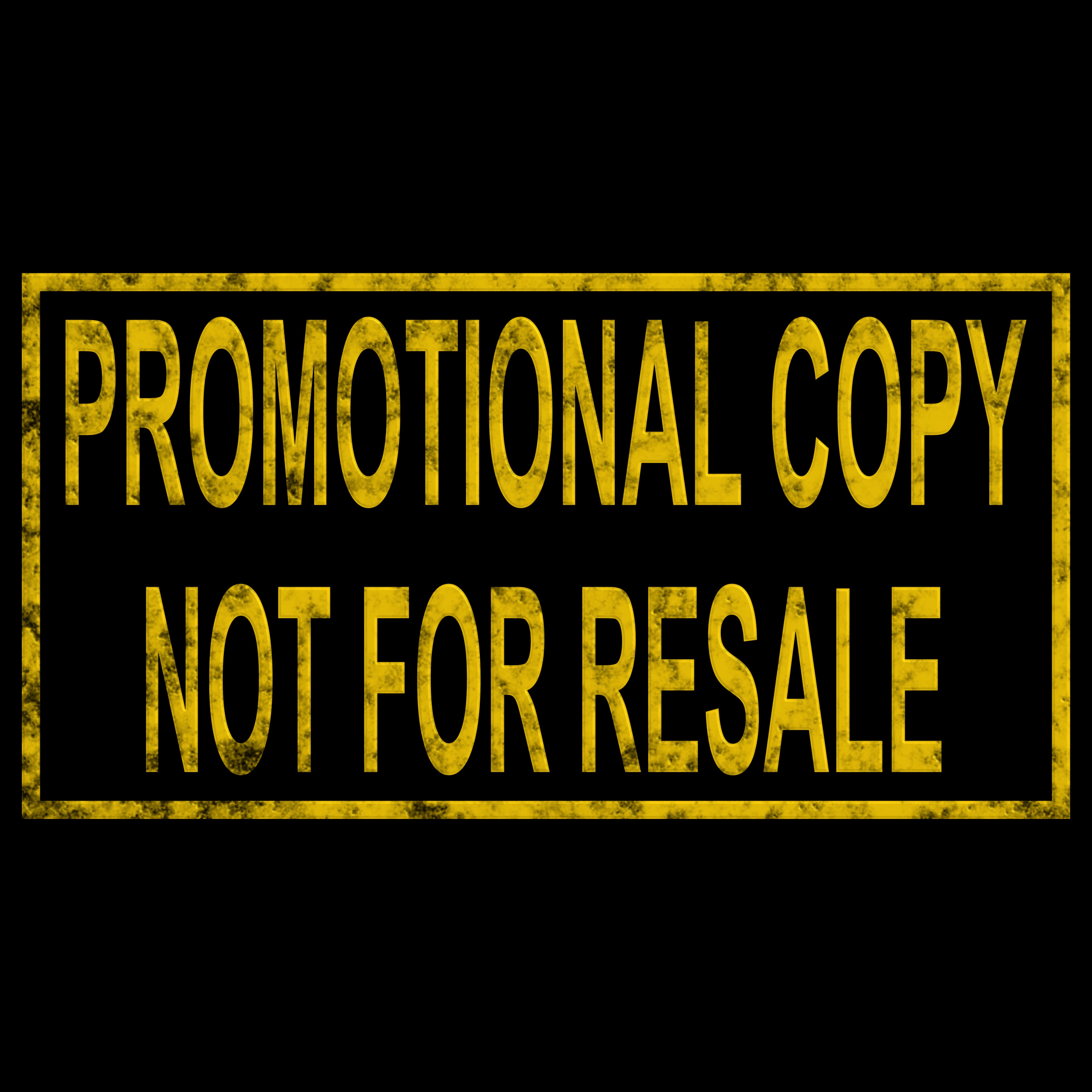 Promo Not 4 Resale